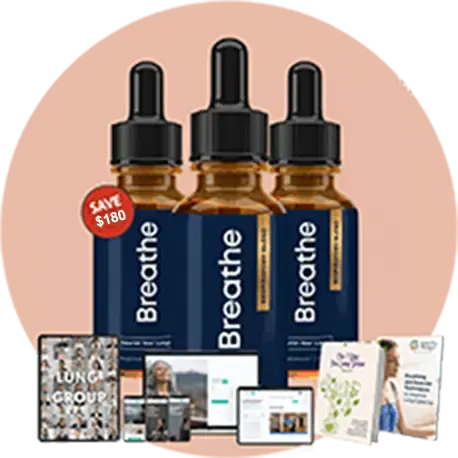 Breathe Respiratory Wellness, Lung Health, Healthy Breathing Support & Daily Immune Formula